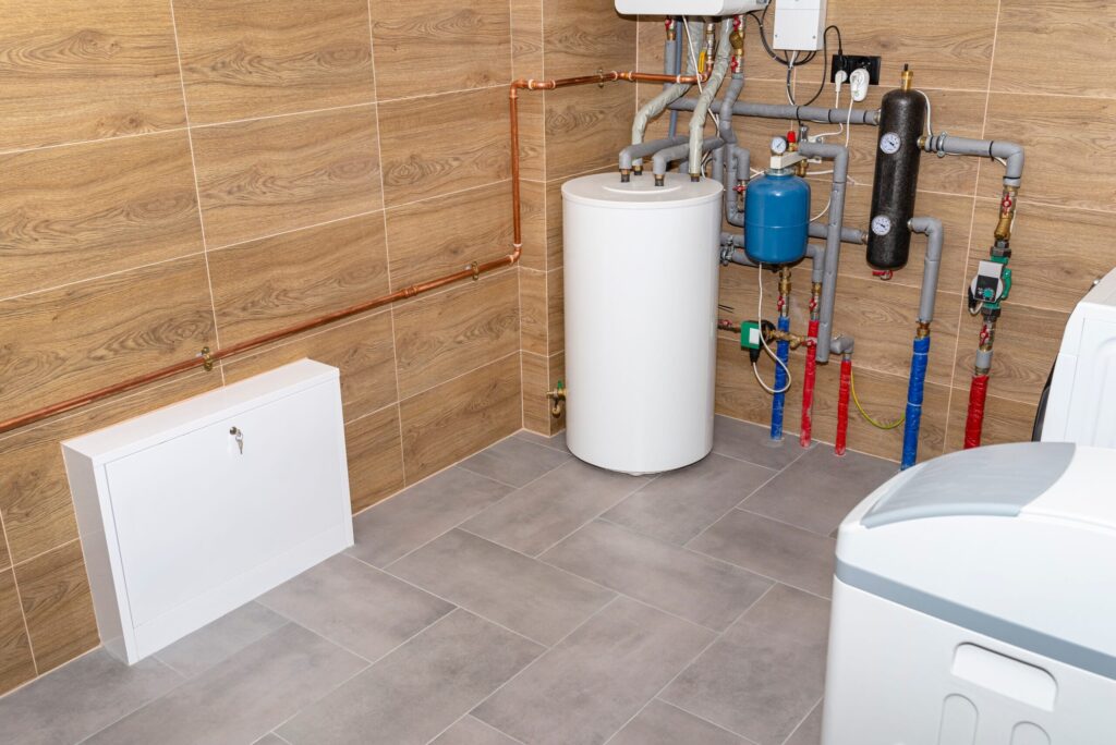 Residential water heater and plumbing system installed in Miami
